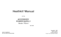 Heathkit PSA-9-Accessory-power-supply - Manual-sch 